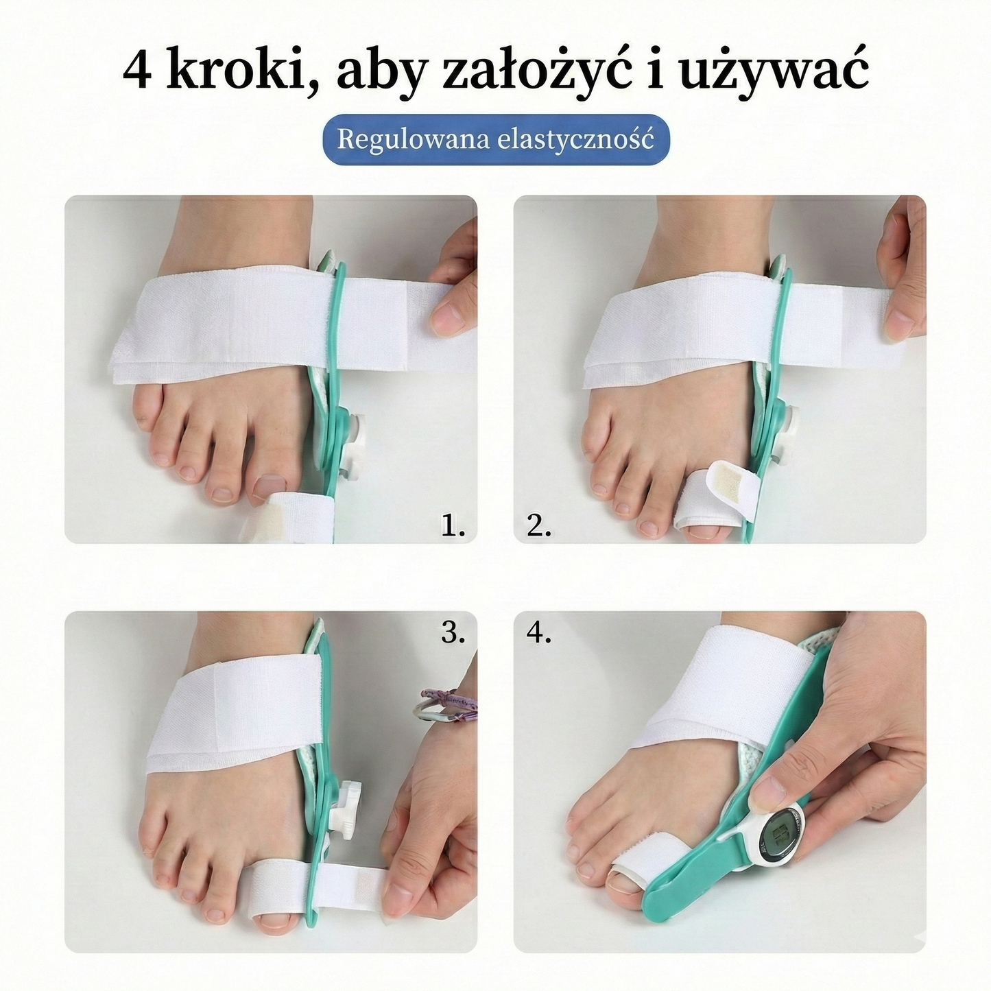 Korektor Ortopedyczny HalluFix™ 360– Korekcja Haluksów Bez Operacji